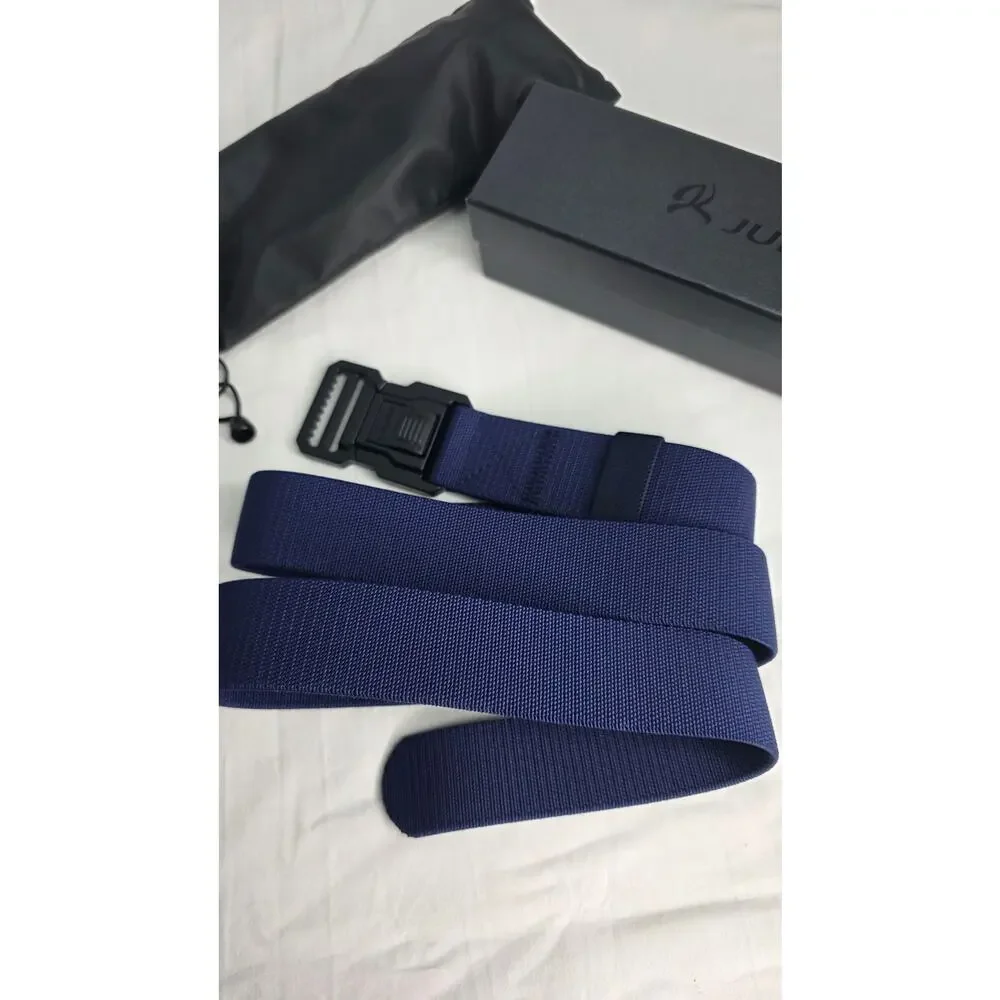 JUKMO Blue Men's Tactical Belt w Lock 1.5